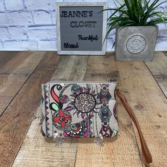 Sakroots artist circle wristlet - Picture 1 of 9